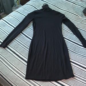 Lulus, Size S, black, bodycon turtle neck dress